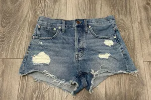 Madewell Women’s Relaxed Denim Shorts Size W27 thumbnail 1