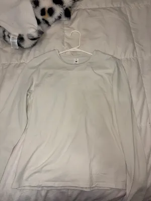 Lulumari nwot lululemon organic cotton long sleeve crew neck shirt thumbnail 2