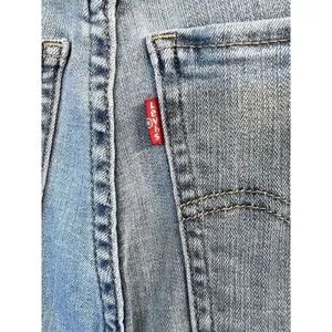 Levi's Mile High Super Skinny Jeans Size 27 Waist Light Wash Blue Stretch‎ Denim thumbnail 5