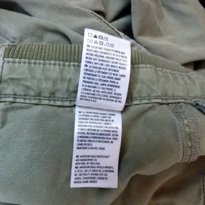American Eagle Cargo Pants Womens 12 Green High Rise Wide Leg Stretch Utility thumbnail 13