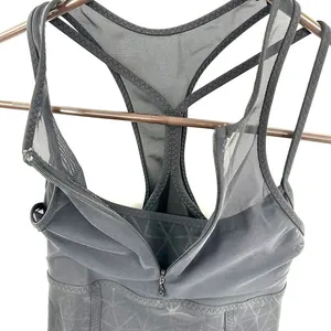 Lululemon‎ size 4 Fresh in Mesh black bra tank luxtreme mesh black silver thumbnail 4