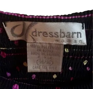 Dressbarn Purple Textured Sleeveless Tank Top 14/16 thumbnail 9