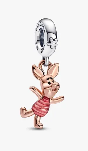 Pandora Charm x Disney Winnie the Pooh Piglet Dangle thumbnail 1