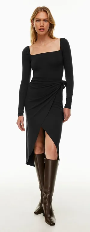 Aritzia Wilfred Wrap Dress Midi thumbnail 1