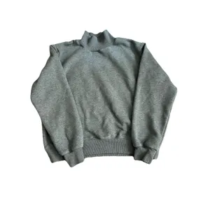 Parke Stormy Grey Turtleneck Sweatshirt S/M Minimalist Capsule Fleece thumbnail 6