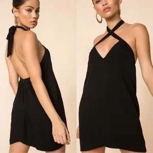 superdown NWT Revolve  black trina shift dress thumbnail 3