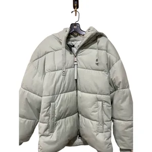 Aqua Hooded Puffer Coat Small Celadon Size‎ Medium thumbnail 3