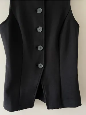 Maeve Button-Front Knit Vest Size XS thumbnail 6