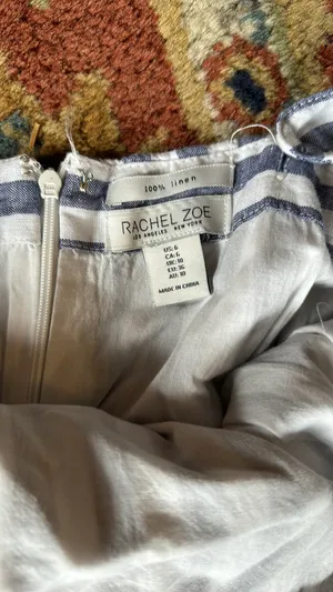Rachel Zoe Linen Jumpsuit Size 6 thumbnail 2
