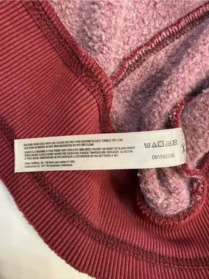 Free People Maroon Relaxed Crewneck Sweatshirt thumbnail 6