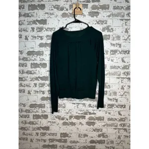 Loft | women green faux button sweater wool blend thumbnail 10