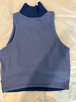 Blue Crop Top S thumbnail 3