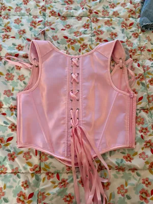 Pink corset top Size M thumbnail 2