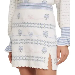 Love Shack Fancy Pawley Knit Mini Skirt Size Large thumbnail 8