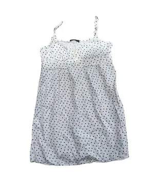 Brandy Melville Mini Sun Dress White With Blue Flowers thumbnail 8