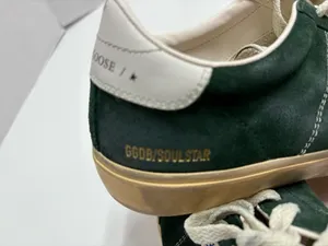 Golden Goose Soul Star‎ Low Top Velvet Sneakers - Size 39. thumbnail 6