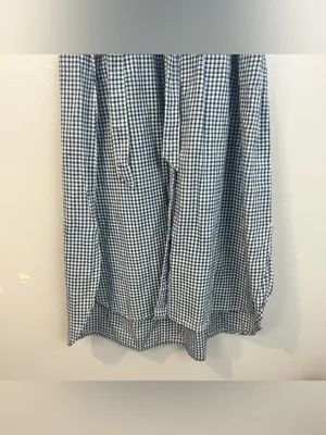 NWT Old Navy Blue/White Plaid Gingham Short Sleeve Tie Waist Shirt Dress Large thumbnail 9