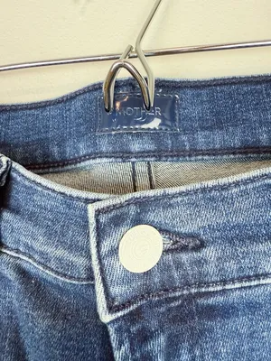 Mother The Runaway Step Fray Manana Mi Amor Bootcut Kick Flare Jeans Size 28 thumbnail 6