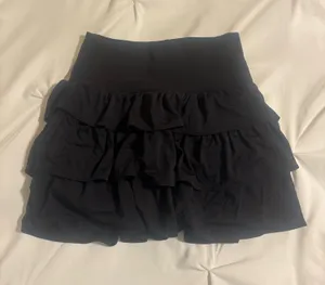 JoyLab, Black, Ruffle, Athletic Skirt, XXS, Never Worn thumbnail 1