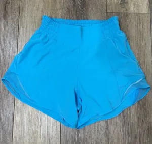Lululemon Hotty Hot High-Rise Lined Shorts Kayak Blue Light Size 2 NWOT thumbnail 1