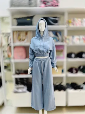 Zara Long Sleeve Sweatsuit Set With Hoodie And Wide Leg Size S thumbnail 10
