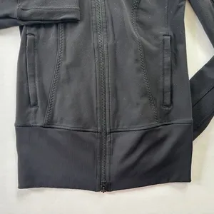 Lululemon Nice Asana Jacket Black Size 4 Long Full Zip Luon Travel Layer Outdoor thumbnail 4