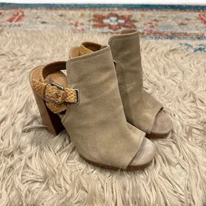 Frye leather slingback block heels size 7.5 thumbnail 10