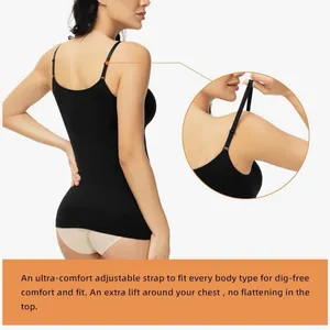 ATTLADY Women's Scoop Neck Compression Cami Tops Size XL thumbnail 4