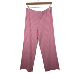 NWT Avara Wishlist Brianna Pink Ribbed Knit Pants Large Stretch Comfy‎ Lounge thumbnail 4