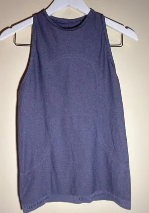 Lululemon Seamless Tank Top Size S Purple thumbnail 1
