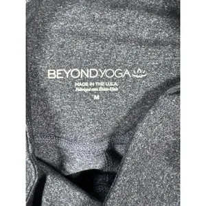Beyond Yoga Spacedye High Waist Long Leggings M Charcoal Gray Made USA 28" thumbnail 6