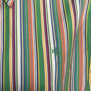 Lauren Ralph Lauren LRL Medium Striped Button Down Dress Shirt thumbnail 2
