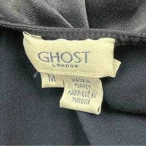 BHLDN Anthropologie Ghost London Alexia Dress‎ Womens Size Medium Blue NEW *FLAW thumbnail 5