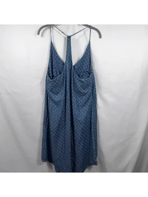 Cloth & Stone Chambray Tencel Swing Tank Dress Size Large thumbnail 7