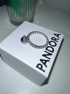 Pandora 925 Silver-Tone Blue Lapis Lazuli Stone✨ thumbnail 2