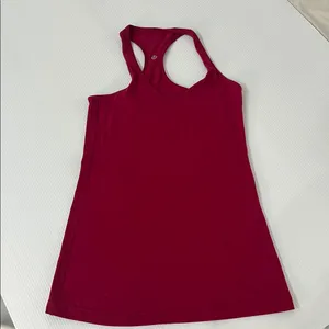 Lululemon Women's Pink Racerback Tank Top thumbnail 2