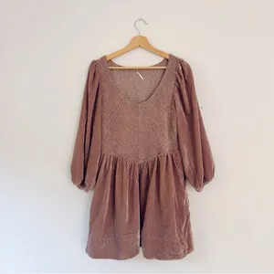 Free People Farrier Velvet Mini Dress thumbnail 6