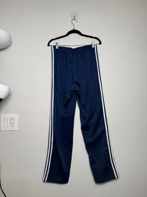 Adidas Navy Blue Track Pants thumbnail 4