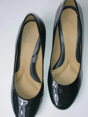Nurture 8.5 Black Patent Leather Comfort Shoes Funeral thumbnail 8