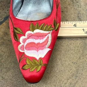 Sacha London Floral Embroidered Vintage Pumps Heels 7 thumbnail 12