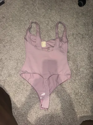 Free people women’s dusk to dawn bodysuit NWT size S in dawn pink thumbnail 6