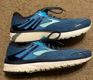 Brooks Adrenaline GTS 18 Blue Teal Mint Running Shoes‎ Womens Size 7 thumbnail 1