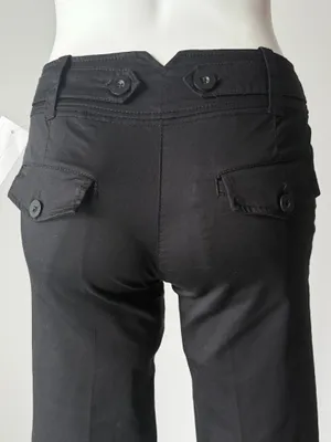 H&M Black Cropped Dress Pants thumbnail 8