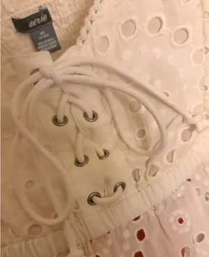 Aerie Cropped Tank Top thumbnail 4