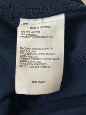 DSG Navy High Rise Pocket Leggings Athletic Workout Pants XS thumbnail 10