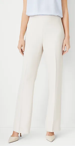 Ann Fluid Taylor Side Zip Trouser Pants Crepe thumbnail 1