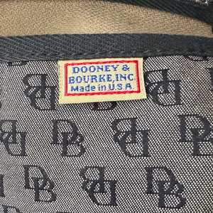 Dooney & Bourke Monogram Signature Tassel Tote Vintage purse thumbnail 12