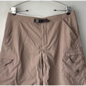 Mountain Hardwear Shorts Womens Size 12 Taupe Hiking Gorpcore Outdoors Belt thumbnail 3
