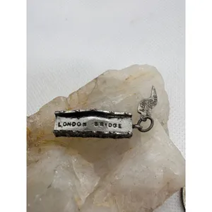 Vintage Sterling Silver London Bridge Charm 3.8g Travel Souvenir Pendant thumbnail 2