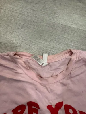 Pink “ Are you Ready?” Gamma Phi Beta cropped shirt Size M thumbnail 2